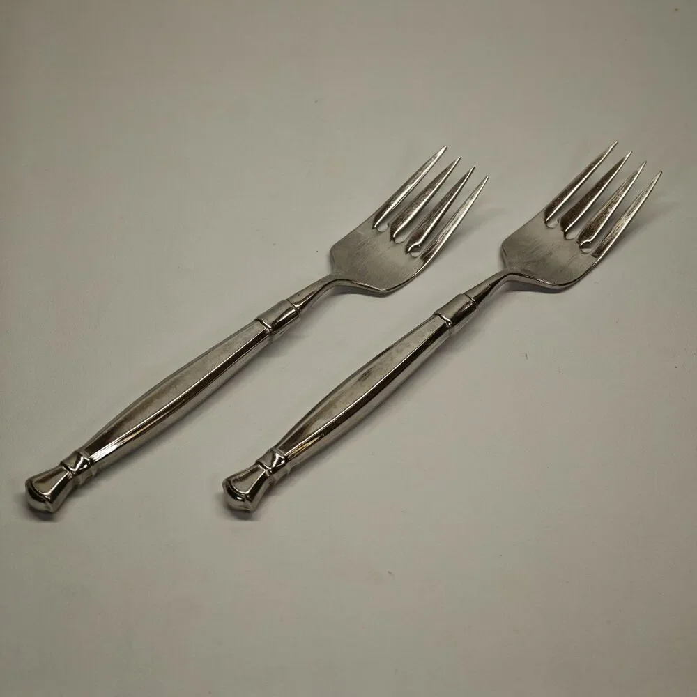 Oneida ACT I Salad Forks Set of 2 Stainless Flatware Replacement Japan 6.5
